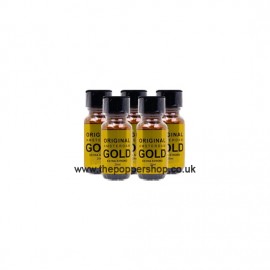 Amsterdam Gold 25ml x5 - Poppers UK - Poppers Online - Poppers Shop